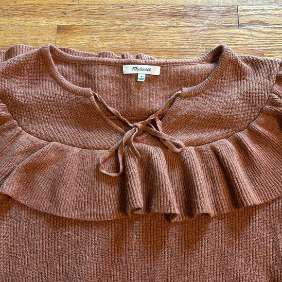 Burnt Orange Madewell Sweater - Picture 2 of 7